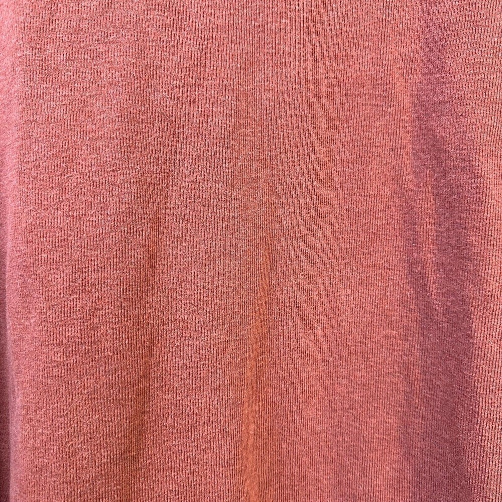 Tasso Elba Spa Mens Rust Red Dad Pullover Henley Cotton Sz XXL 1/4‎ Zip Sweater - Picture 14 of 16